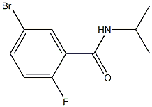 5-bromo-2-fluoro-N-isopropylbenzamide 구조식 이미지