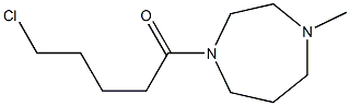 5-chloro-1-(4-methyl-1,4-diazepan-1-yl)pentan-1-one 구조식 이미지