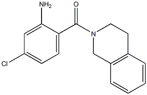 5-chloro-2-(3,4-dihydroisoquinolin-2(1H)-ylcarbonyl)aniline 구조식 이미지