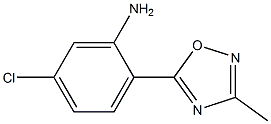 5-chloro-2-(3-methyl-1,2,4-oxadiazol-5-yl)aniline Structure