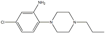 5-chloro-2-(4-propylpiperazin-1-yl)aniline 구조식 이미지