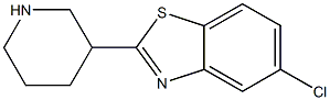 5-chloro-2-(piperidin-3-yl)-1,3-benzothiazole Structure