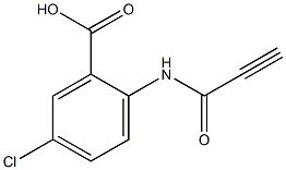 5-chloro-2-(propioloylamino)benzoic acid 구조식 이미지