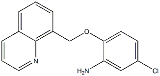 5-chloro-2-(quinolin-8-ylmethoxy)aniline Structure