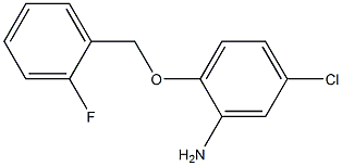 5-chloro-2-[(2-fluorophenyl)methoxy]aniline 구조식 이미지