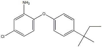 5-chloro-2-[4-(2-methylbutan-2-yl)phenoxy]aniline 구조식 이미지