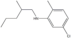 5-chloro-2-methyl-N-(2-methylpentyl)aniline 구조식 이미지