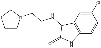 5-chloro-3-{[2-(pyrrolidin-1-yl)ethyl]amino}-2,3-dihydro-1H-indol-2-one Structure