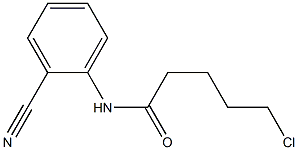 5-chloro-N-(2-cyanophenyl)pentanamide 구조식 이미지