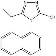 5-ethyl-4-(naphthalen-1-yl)-4H-1,2,4-triazole-3-thiol Structure