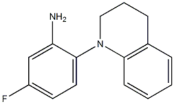 5-fluoro-2-(1,2,3,4-tetrahydroquinolin-1-yl)aniline Structure