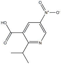 5-nitro-2-(propan-2-yl)pyridine-3-carboxylic acid Structure