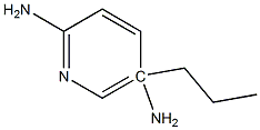 5-N-propylpyridine-2,5-diamine 구조식 이미지