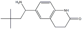 6-(1-amino-3,3-dimethylbutyl)-1,2,3,4-tetrahydroquinolin-2-one Structure