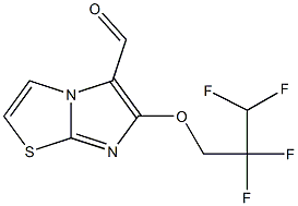 6-(2,2,3,3-tetrafluoropropoxy)imidazo[2,1-b][1,3]thiazole-5-carbaldehyde Structure