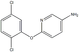 6-(2,5-dichlorophenoxy)pyridin-3-amine Structure