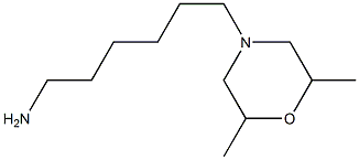 6-(2,6-dimethylmorpholin-4-yl)hexan-1-amine 구조식 이미지