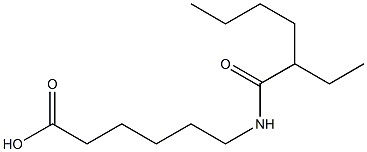 6-(2-ethylhexanamido)hexanoic acid 구조식 이미지