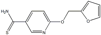 6-(2-furylmethoxy)pyridine-3-carbothioamide Structure