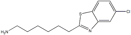 6-(5-chloro-1,3-benzothiazol-2-yl)hexan-1-amine Structure