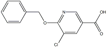 6-(benzyloxy)-5-chloronicotinic acid Structure