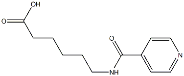 6-(isonicotinoylamino)hexanoic acid 구조식 이미지