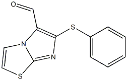 6-(phenylthio)imidazo[2,1-b][1,3]thiazole-5-carbaldehyde Structure