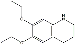 6,7-diethoxy-1,2,3,4-tetrahydroquinoline Structure