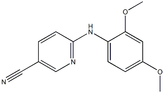 6-[(2,4-dimethoxyphenyl)amino]nicotinonitrile 구조식 이미지