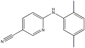 6-[(2,5-dimethylphenyl)amino]pyridine-3-carbonitrile 구조식 이미지