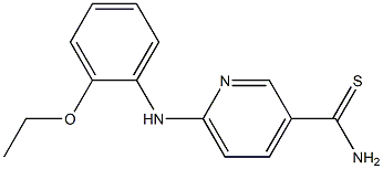 6-[(2-ethoxyphenyl)amino]pyridine-3-carbothioamide 구조식 이미지