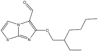 6-[(2-ethylhexyl)oxy]imidazo[2,1-b][1,3]thiazole-5-carbaldehyde Structure