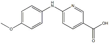 6-[(4-methoxyphenyl)amino]pyridine-3-carboxylic acid Structure