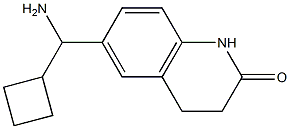 6-[amino(cyclobutyl)methyl]-1,2,3,4-tetrahydroquinolin-2-one 구조식 이미지