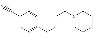 6-{[3-(2-methylpiperidin-1-yl)propyl]amino}nicotinonitrile 구조식 이미지