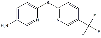 6-{[5-(trifluoromethyl)pyridin-2-yl]sulfanyl}pyridin-3-amine Structure