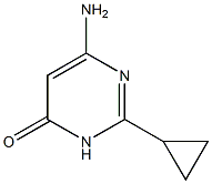 6-amino-2-cyclopropyl-3,4-dihydropyrimidin-4-one Structure