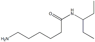 6-amino-N-(1-ethylpropyl)hexanamide Structure