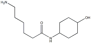 6-amino-N-(4-hydroxycyclohexyl)hexanamide Structure