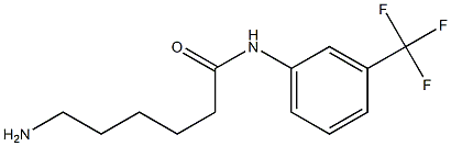 6-amino-N-[3-(trifluoromethyl)phenyl]hexanamide 구조식 이미지