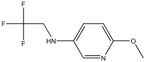 6-methoxy-N-(2,2,2-trifluoroethyl)pyridin-3-amine Structure