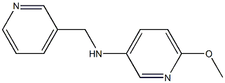 6-methoxy-N-(pyridin-3-ylmethyl)pyridin-3-amine 구조식 이미지