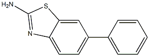 6-phenyl-1,3-benzothiazol-2-amine 구조식 이미지