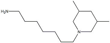 7-(3,5-dimethylpiperidin-1-yl)heptan-1-amine Structure