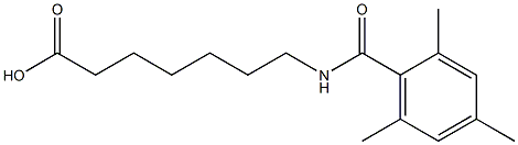 7-[(mesitylcarbonyl)amino]heptanoic acid 구조식 이미지