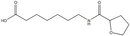 7-[(tetrahydrofuran-2-ylcarbonyl)amino]heptanoic acid 구조식 이미지