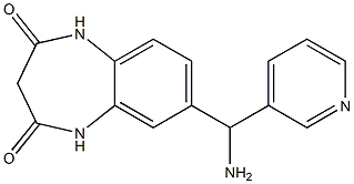 7-[amino(pyridin-3-yl)methyl]-2,3,4,5-tetrahydro-1H-1,5-benzodiazepine-2,4-dione Structure