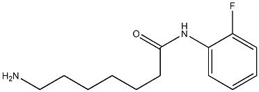7-amino-N-(2-fluorophenyl)heptanamide 구조식 이미지