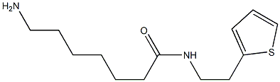 7-amino-N-(2-thien-2-ylethyl)heptanamide Structure