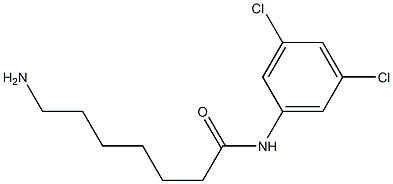 7-amino-N-(3,5-dichlorophenyl)heptanamide 구조식 이미지